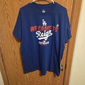 Majestic Los Angeles Dodgers Shirt Large Men's NWOT MLB